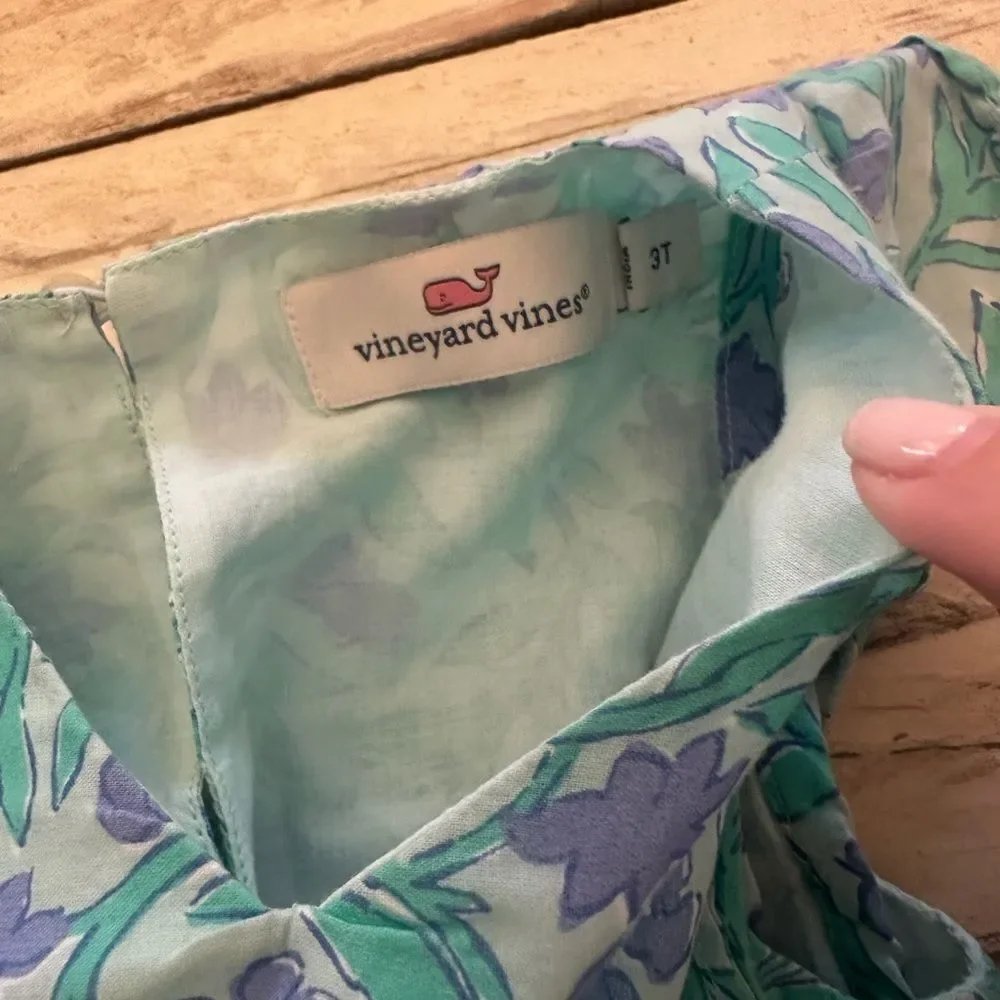 VINEYARD VINES Guana Floral Smocked Wasit Dress